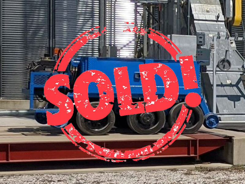 Used Test Cart for Rail and Truck Scales, 6,000 lb Capacity