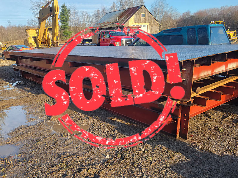 Used B-Tek Steel Deck Pit Type Truck Scale, 60 x 10 - Available for Sale in New York