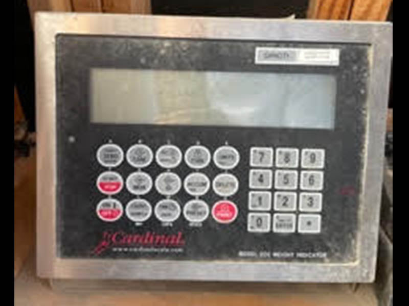 Used Unibridge Concrete Deck Truck Scale, 72 x 10, with Indicator and Ticket Printer - For Sale in California