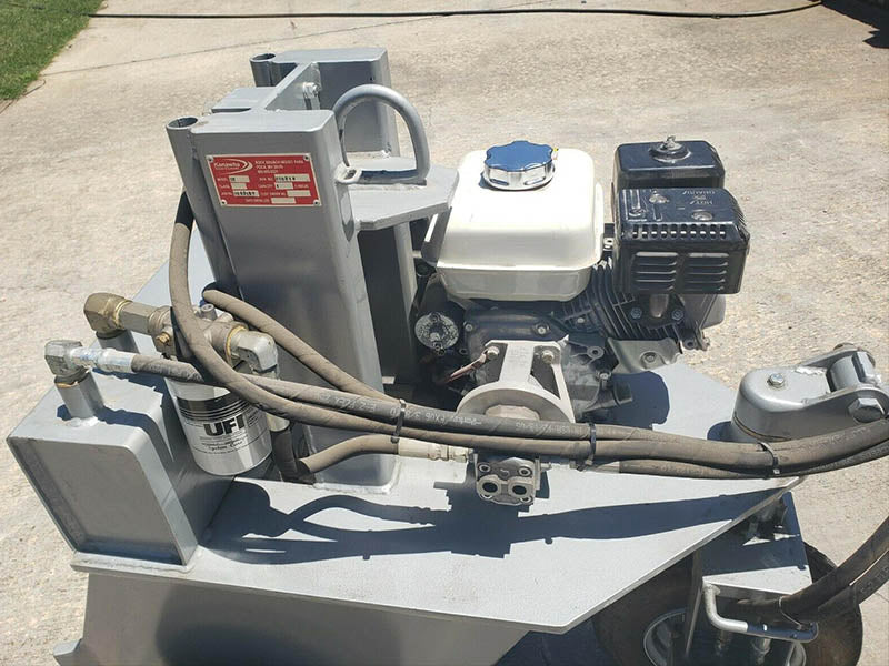 Used, Like New Kanawha Single Weight Motorized Test Cart, 1,000 lb Capacity - For Sale in Mississippi