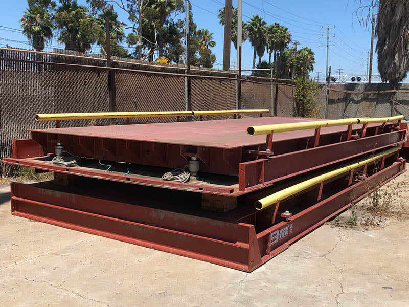 Used Btek Portable Scale, 72 x 10, 100,000 lb Capacity, with Ramps  - For Sale in California