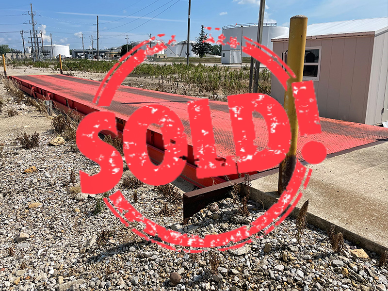 Used Thurman Portable Scale 8560 Steel Deck Truck Scale Package, 70 x 10, 100 Ton Capacity - For Sale in Iowa