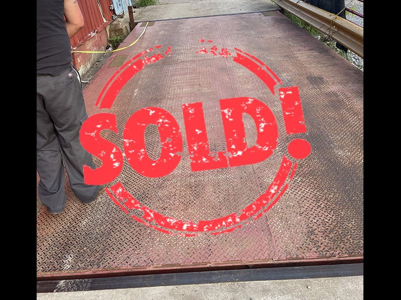 Used Rice Lake EZ2411-ST-60-OTR Steel Deck Truck Scale Package, 24 x 11, 90k lb Capacity - For Sale in Kentucky