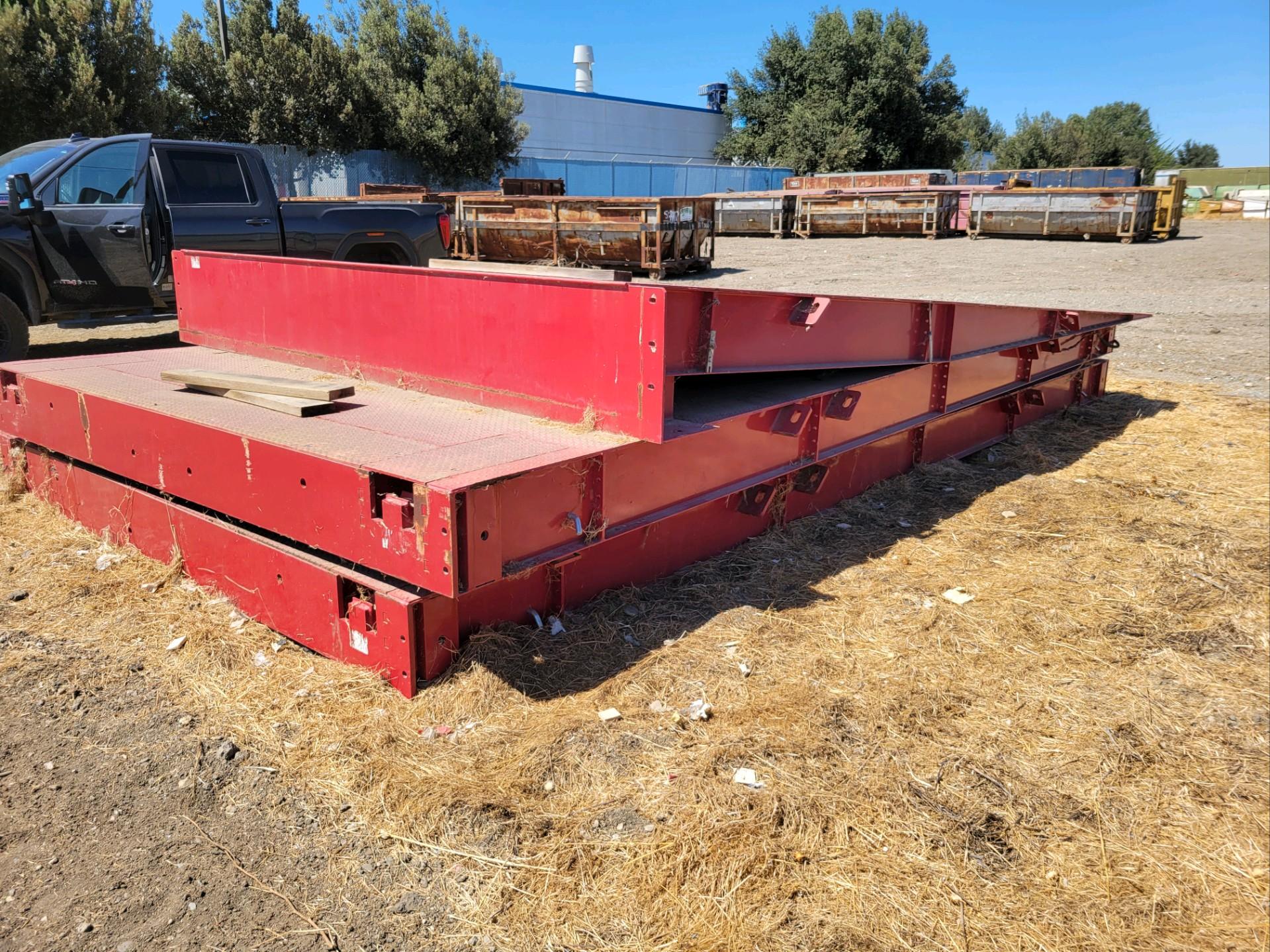 Used Rice Lake ATV Portable Truck Scale w/ 1 Ramp, 77' x 11' - For Sale in California