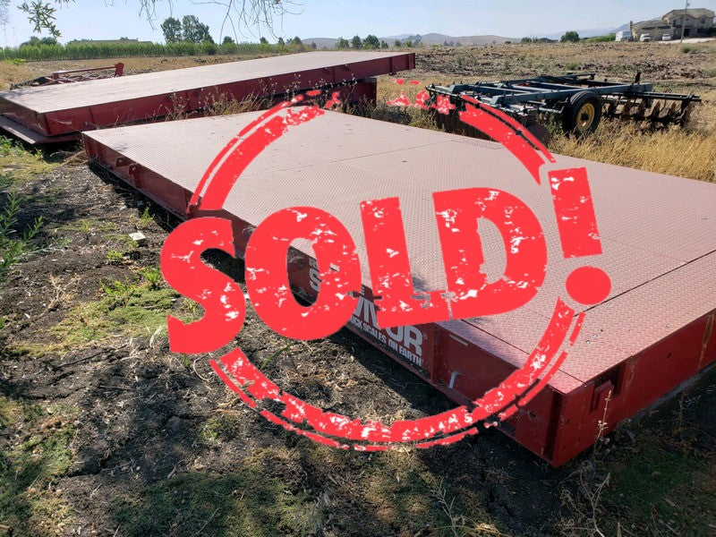 Used Rice Lake ATV Portable Truck Scale w/ 1 Ramp, 77' x 11' - For Sale in California