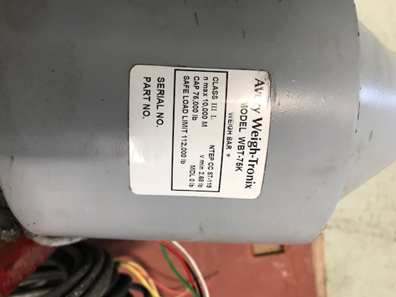 Never Used Avery Weigh Tronix WBT-75K, 75-Ton Load Cells, 3 Available - For Sale in Tennessee