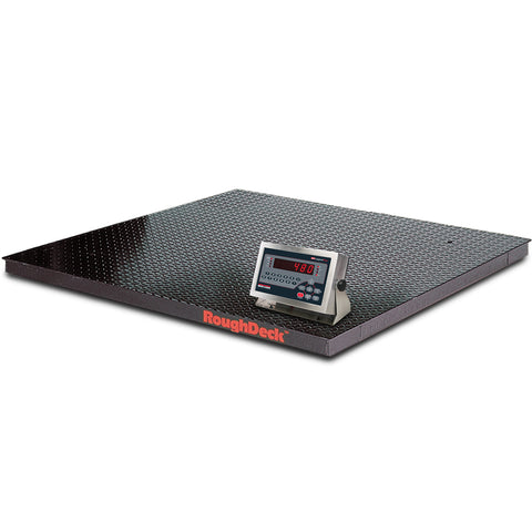 Rice Lake 155666, RoughDeck Floor Scale w/ 480 Indicator, 5000 lb x 1 lb, NTEP