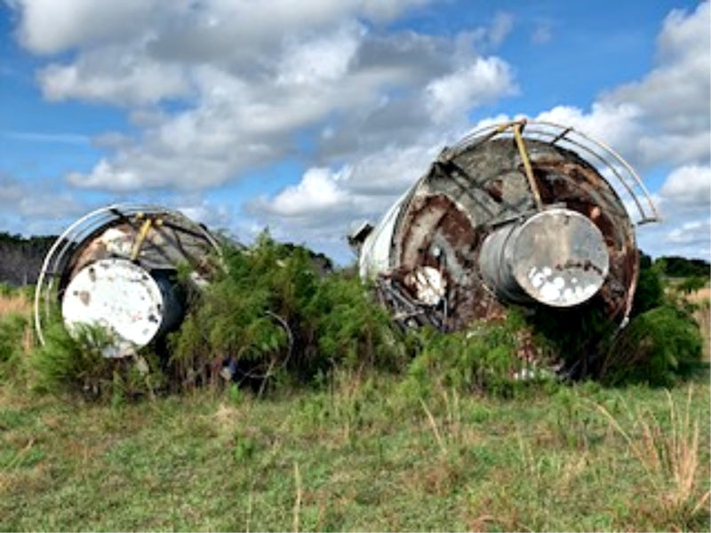 Used Lot of Two Batching Silos w/Bin Master Smart Bob II Inventory Systems- For Sale in Florida