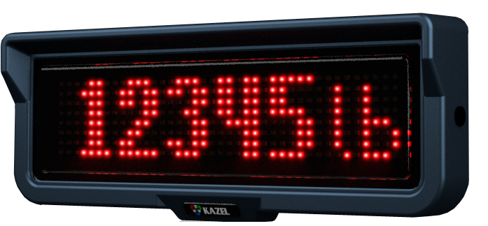 Kazel WA-1 MINI, 2.4" Alphanumeric LED Remote Display, Auto Learn Technology